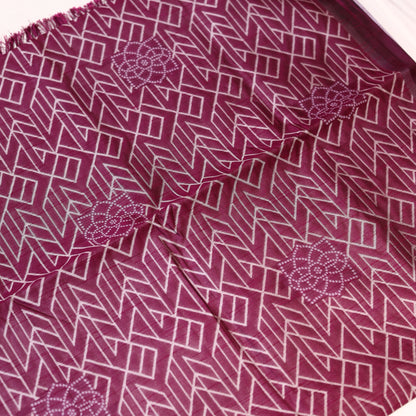 wine Fancy Saree
