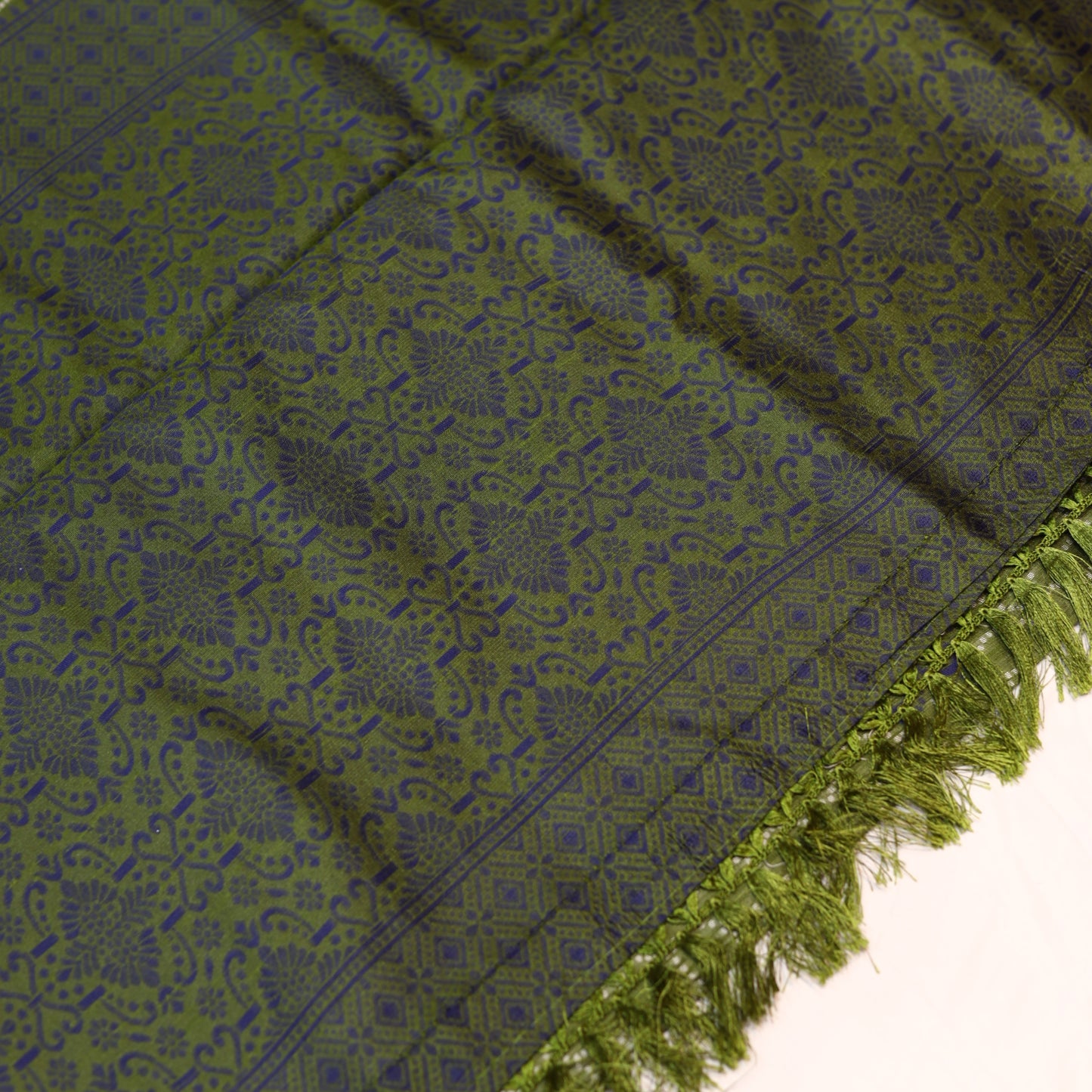 Sage Shadow Fancy Saree