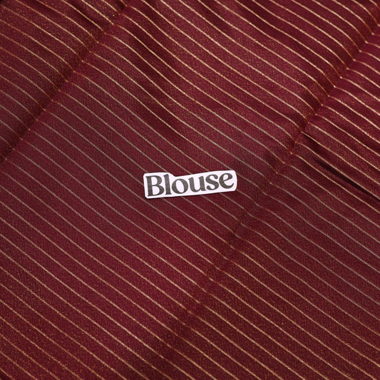 Dark Merlot Soft Tissue Saree