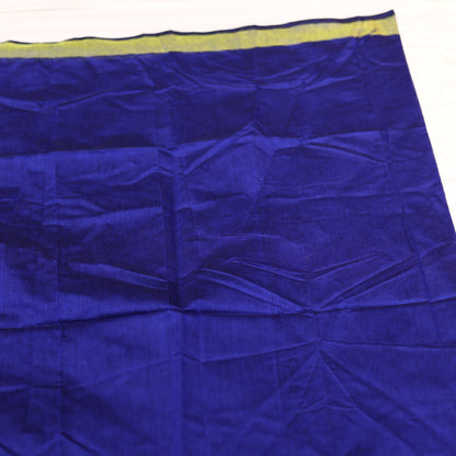 Dark Blue Semi Silk Cotton Saree