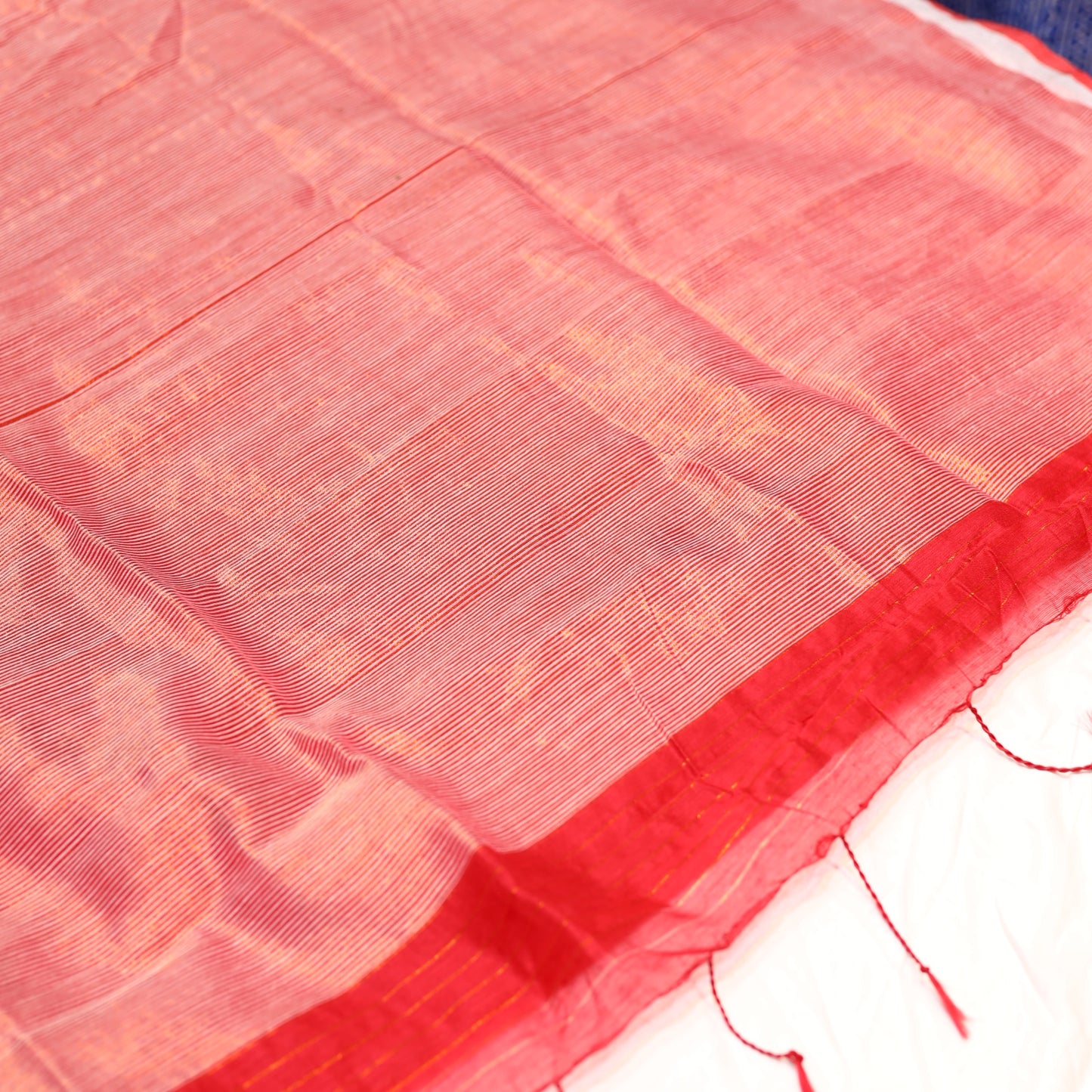 Red Semi Silk Cotton Saree