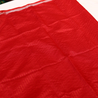 Red Semi Silk Cotton Saree