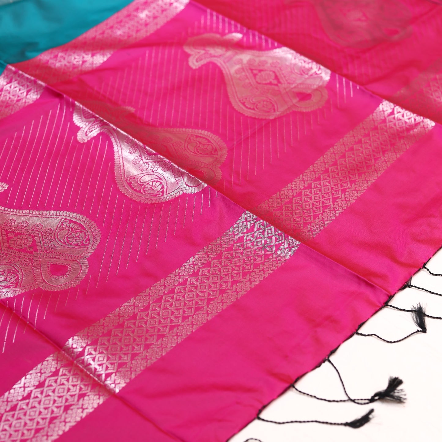 Blue Semi Soft Silk Saree
