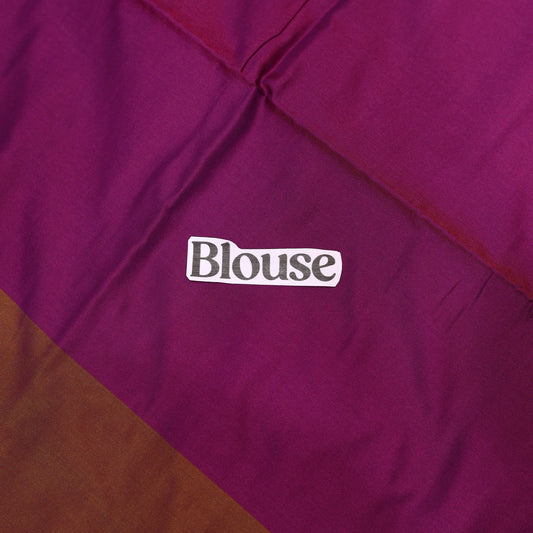 magenta-pink Semi Soft Silk Saree