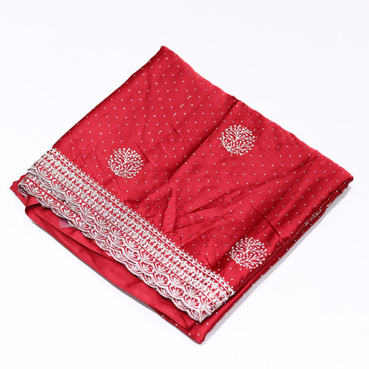 Red Party Wear Saree