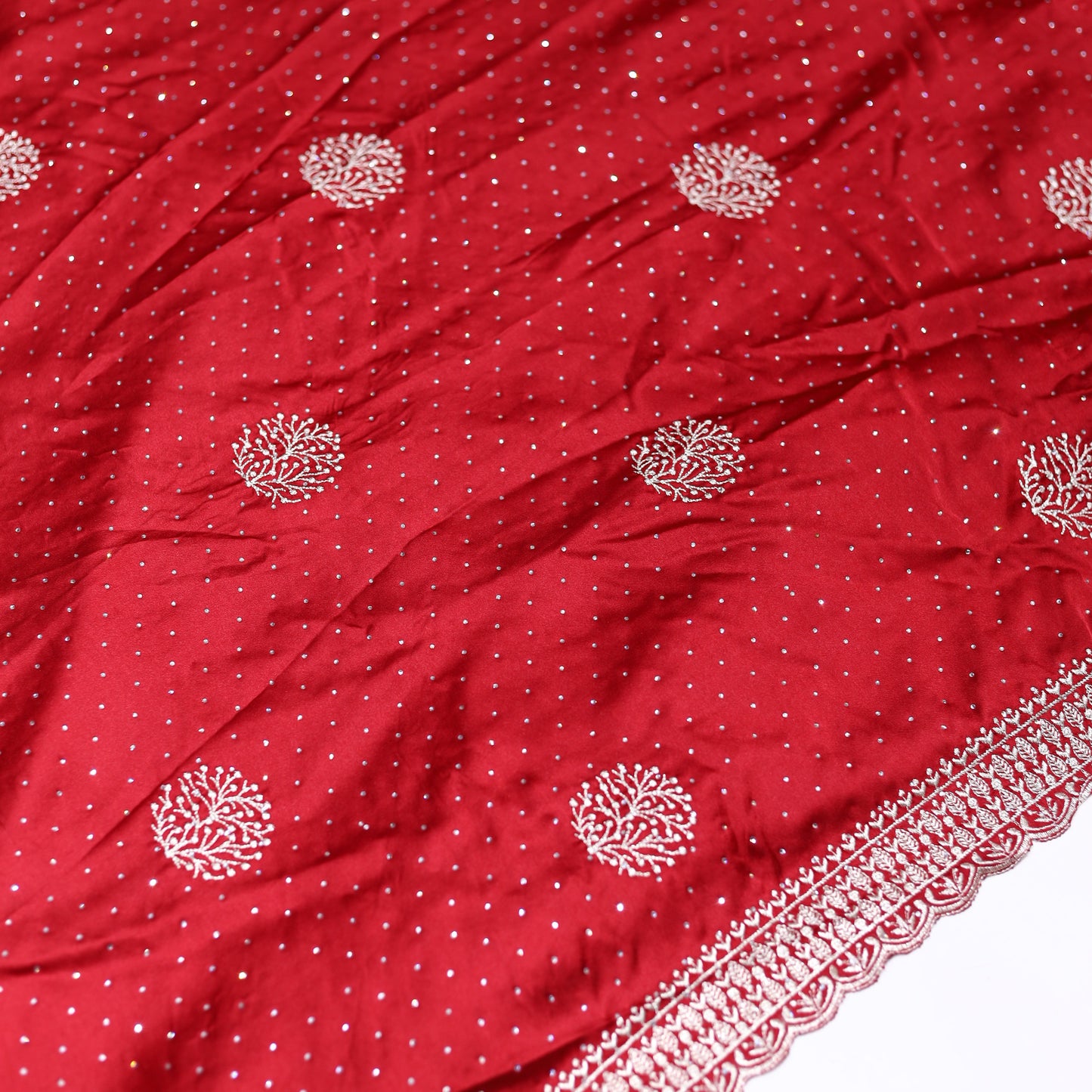 Red Party Wear Saree