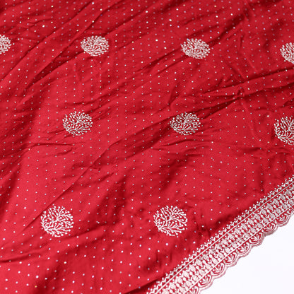 Red Party Wear Saree