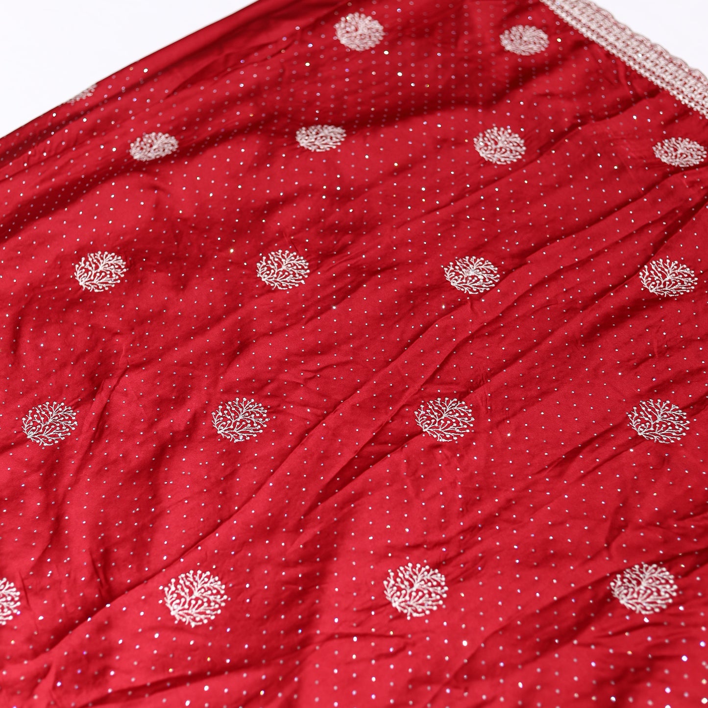 Red Party Wear Saree