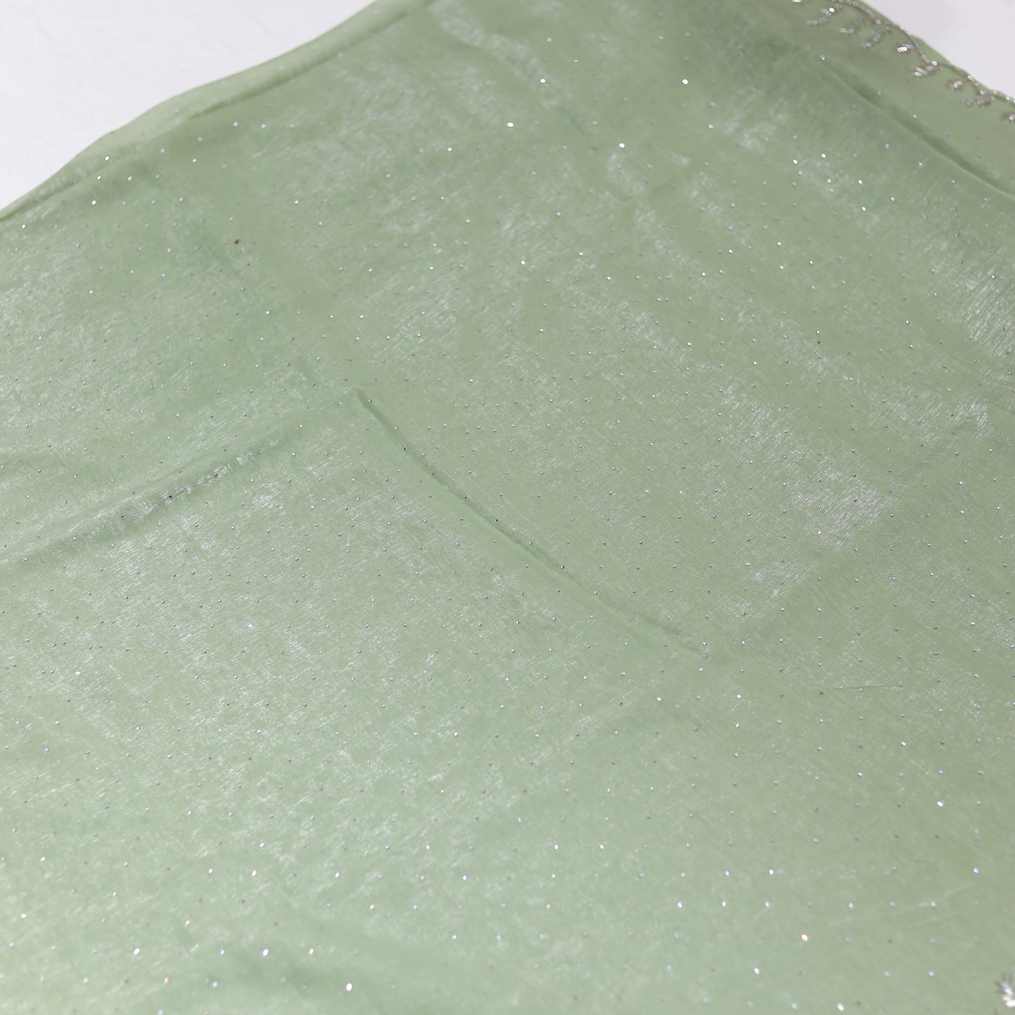 Olive Green Party Wear Saree