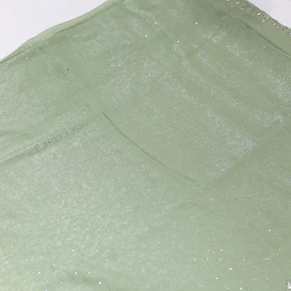 Olive Green Party Wear Saree