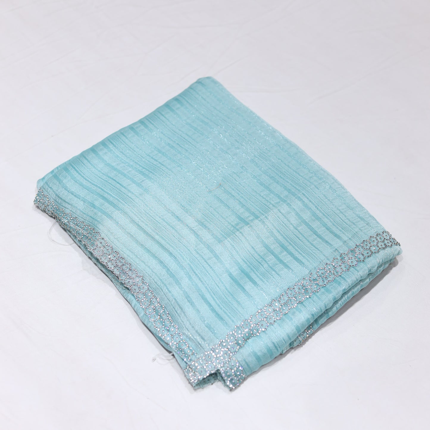 Sky Blue Party Wear Saree