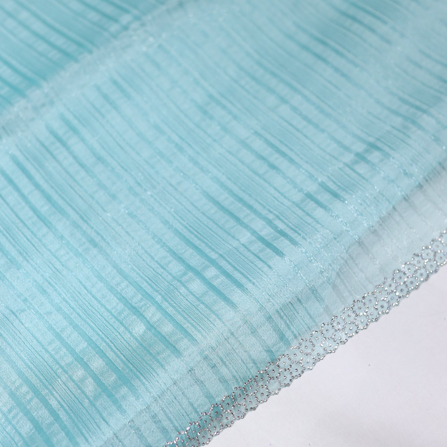 Sky Blue Party Wear Saree