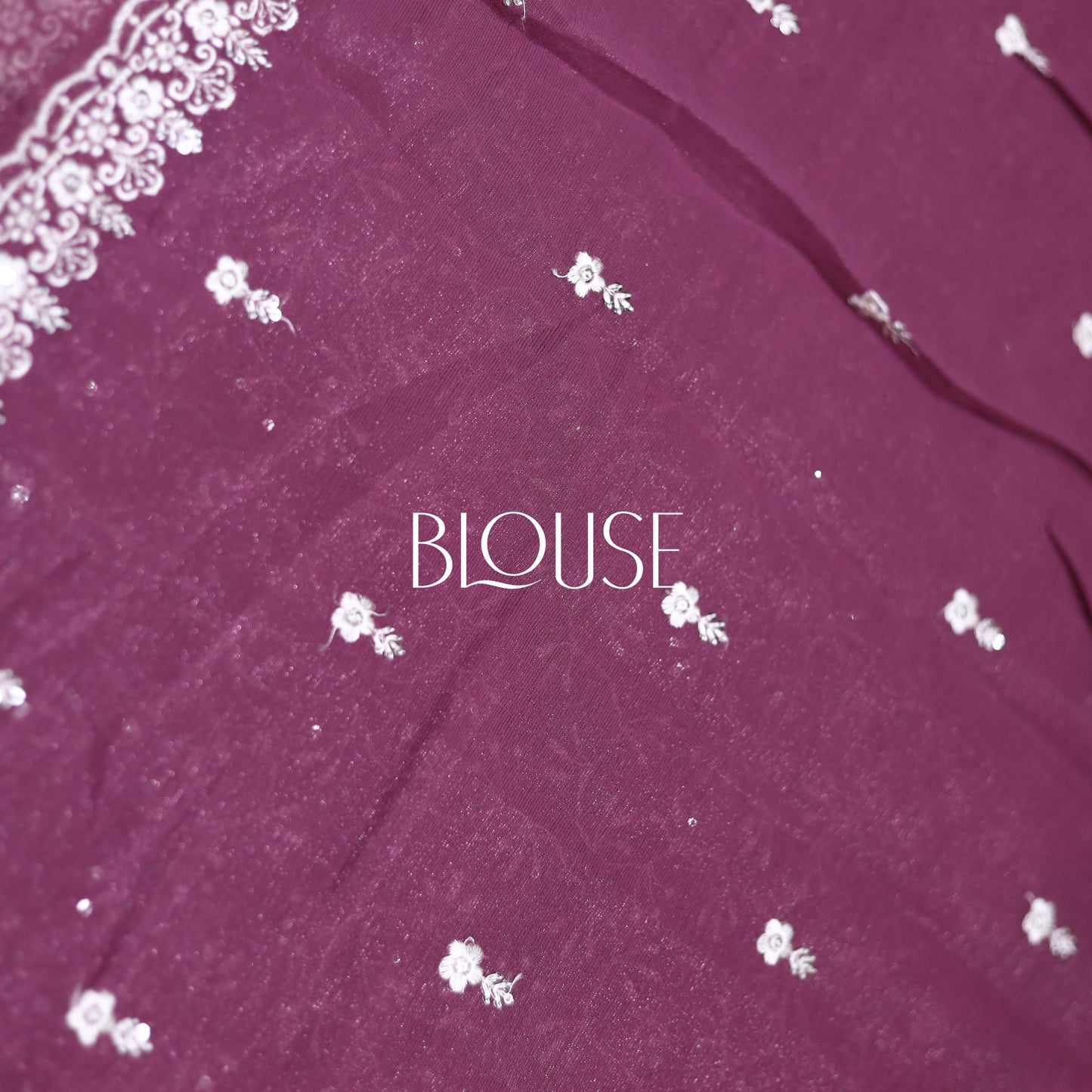 Violet Party Wear Saree