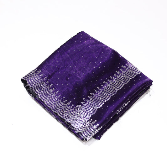 Dark Blue Party Wear Saree