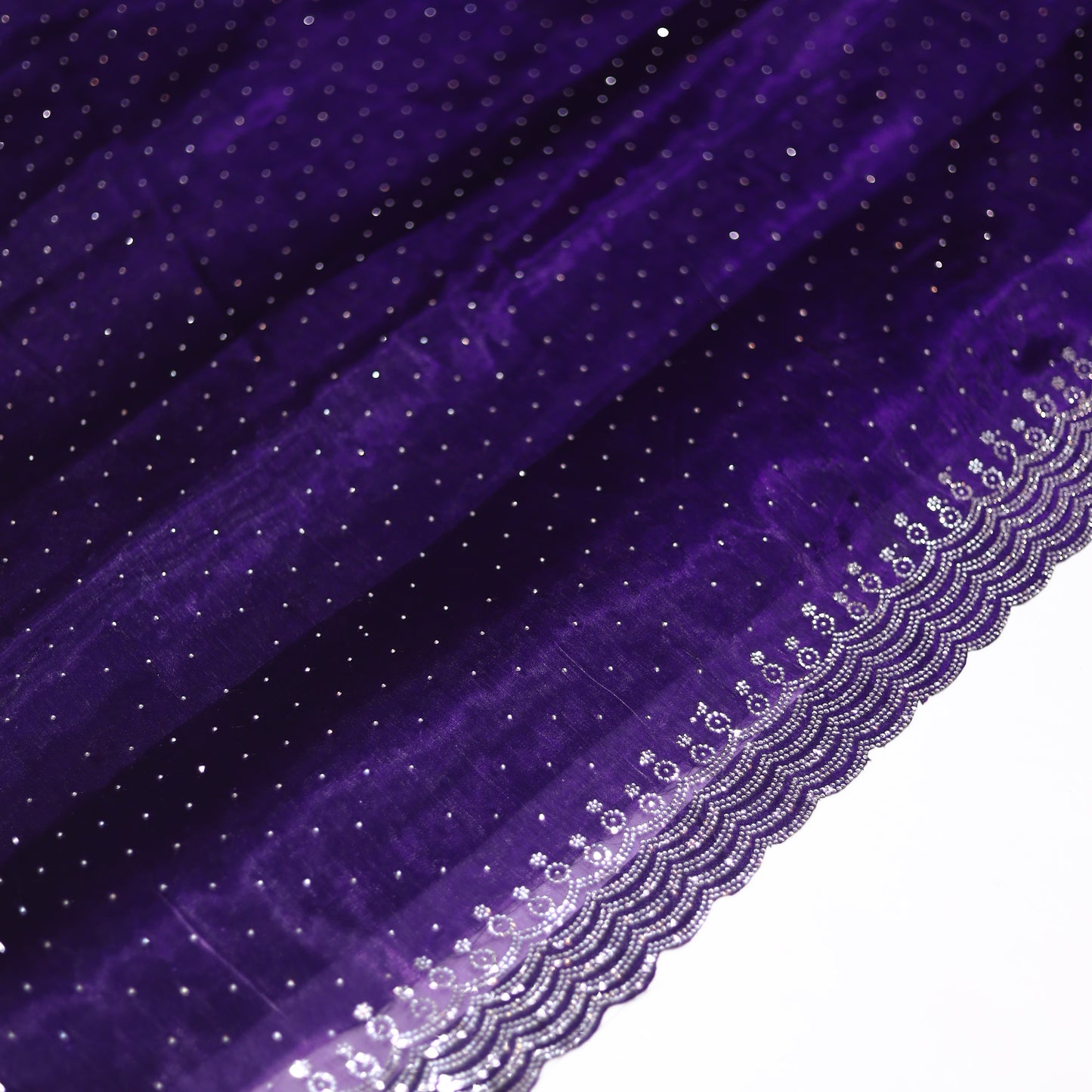 Dark Blue Party Wear Saree