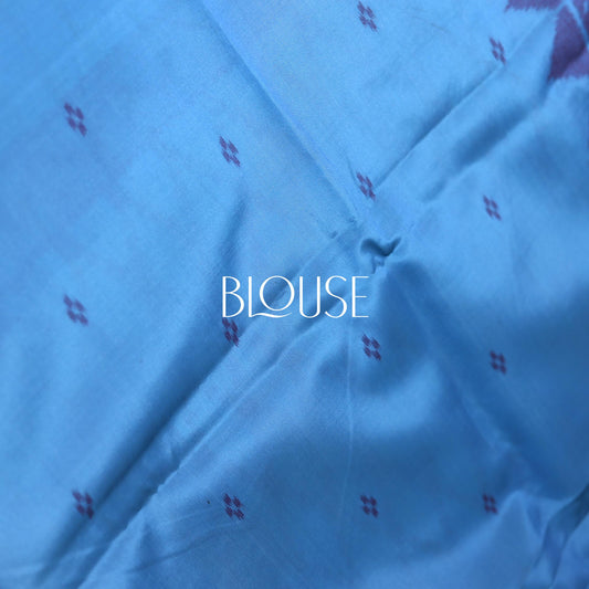 Blue Semi Tusser Saree