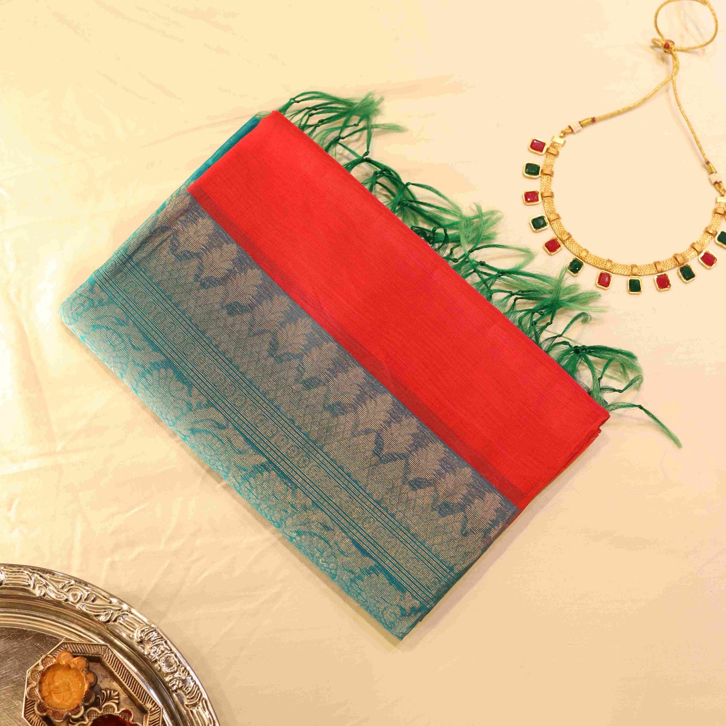 Pure Silk Cotton Saree - Vaishali Silks