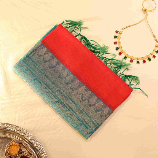 Pure Silk Cotton Saree - Vaishali Silks