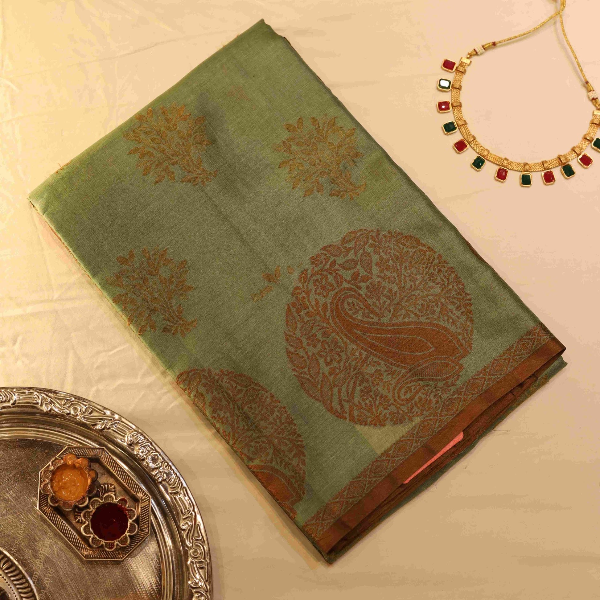 Pure Tusser Saree - Vaishali Silks