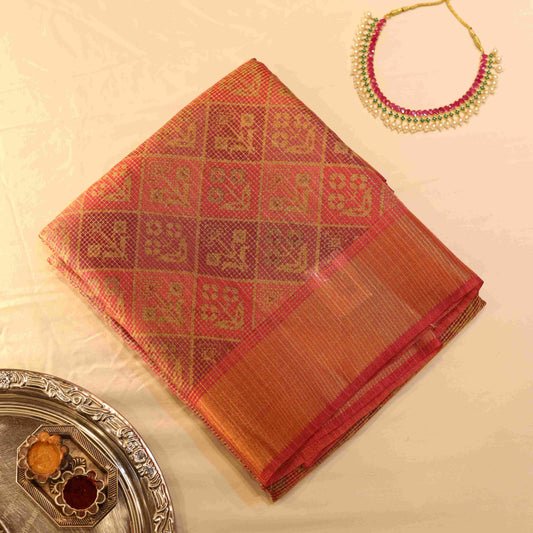 Fancy Semi Tissue Saree