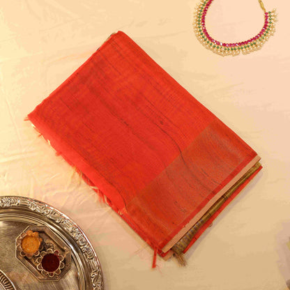 Semi Tusser Saree