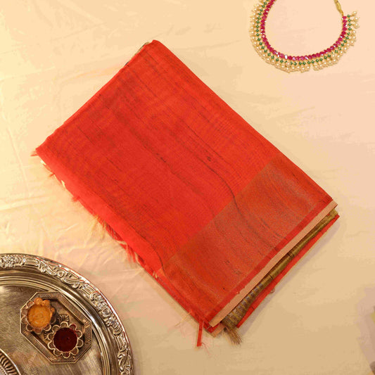 Semi Tusser Saree