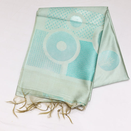 Giza Silk PistaGreen Saree