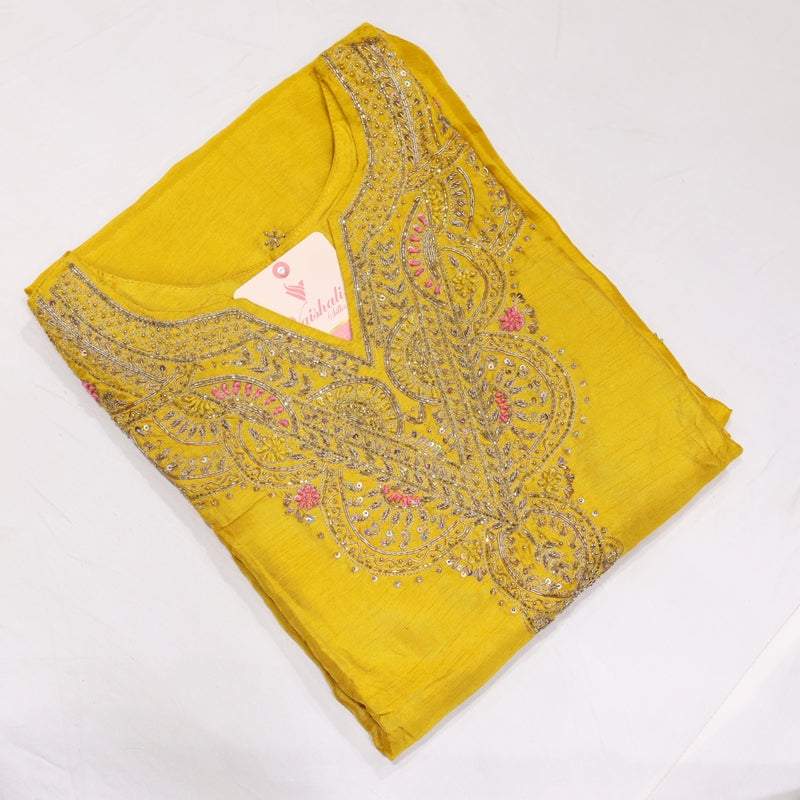 Banaras Yellow Kurtiset