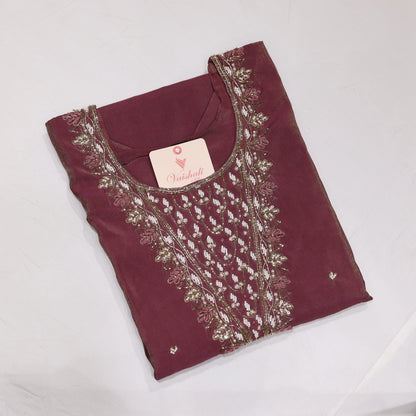 Tissue Purple Kurtiset - Vaishali Silks