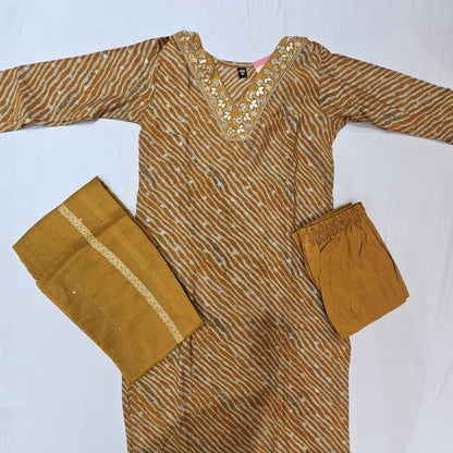 Muslin Brown Kurtiset