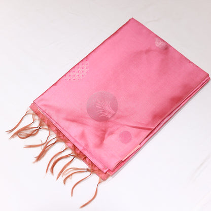 Candy Pink Giza Silk Saree