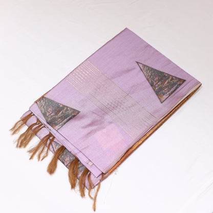 Lavender GizaSilk Saree