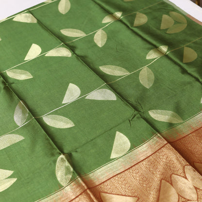 Green Giza Silk Saree