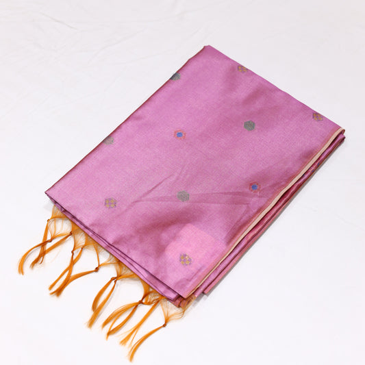 Purple Giza Silks Saree