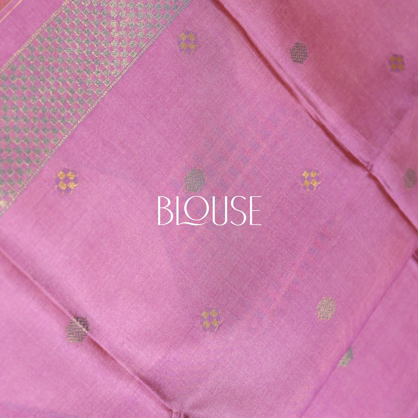 Purple Giza Silks Saree