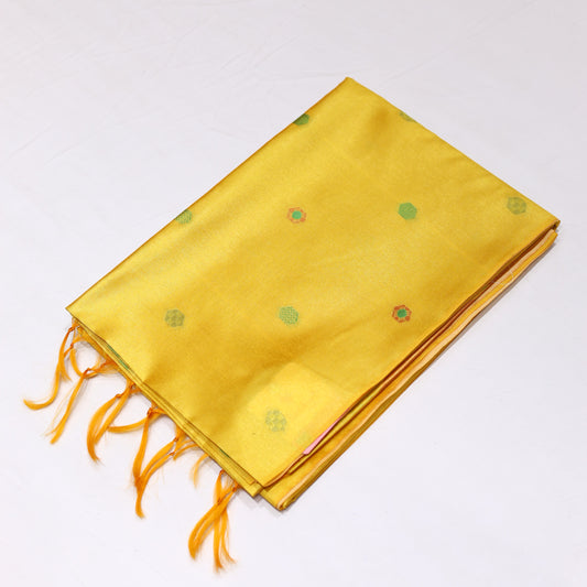 Yellow Giza Silks Saree