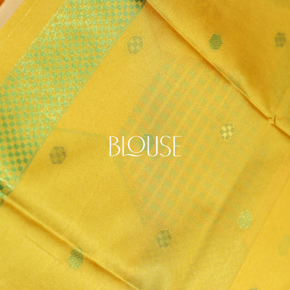 Yellow Giza Silks Saree