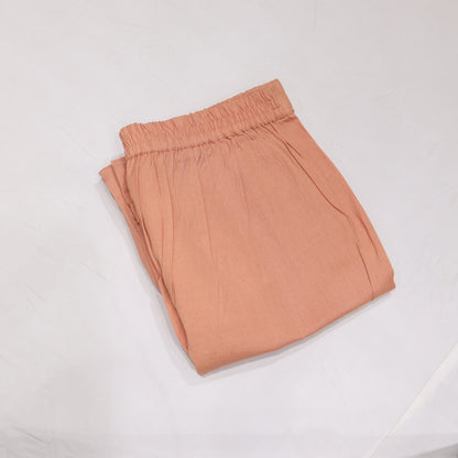 Cotton Peach Kurtiset - Vaishali Silks