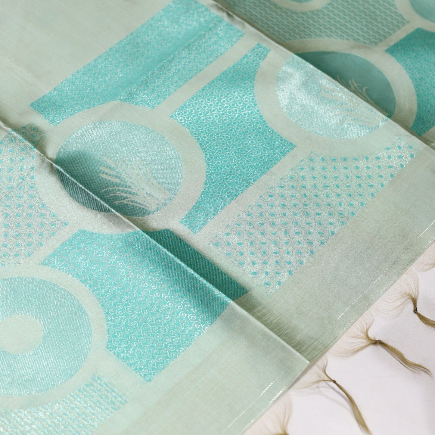 Giza Silk PistaGreen Saree