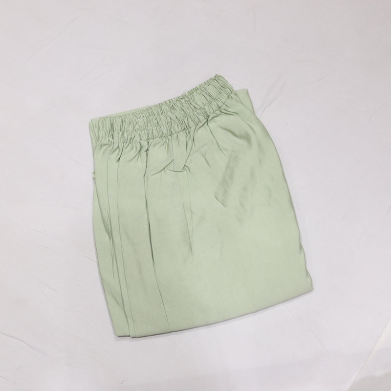 Muslin Green with Pink Kurtiset - Vaishali Silks