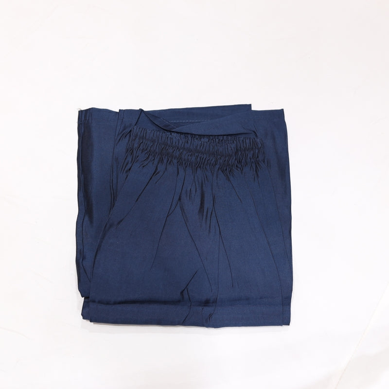 Raw Silk Darkblue Kurtiset - Vaishali Silks