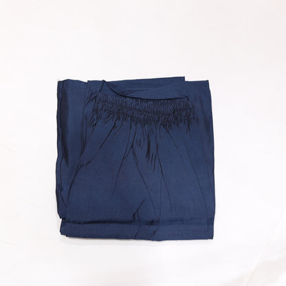 Raw Silk Darkblue Kurtiset - Vaishali Silks