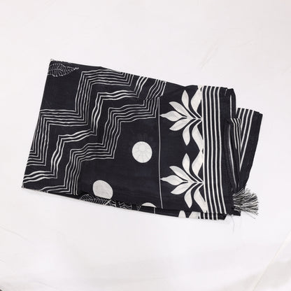 Muslin Black with White Kurtiset - Vaishali Silks