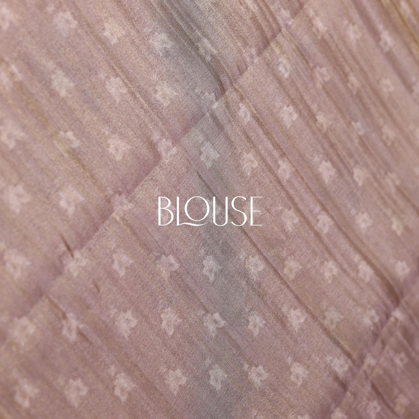 Mahogany Rose Tissue Saree