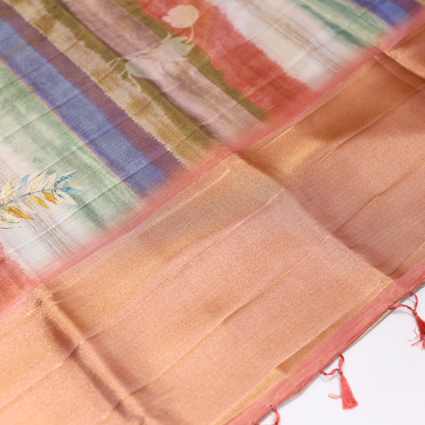 Multicolor Tissue Saree