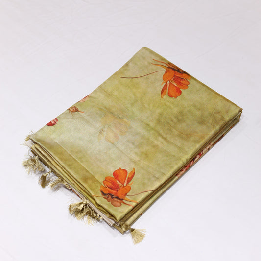 Bronze Tissue Saree