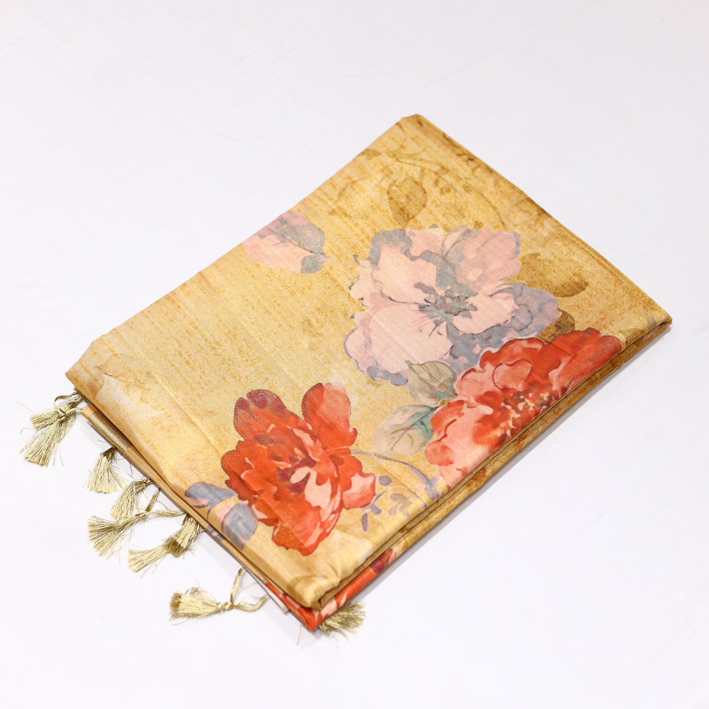 Burst of Gold Tissue Saree