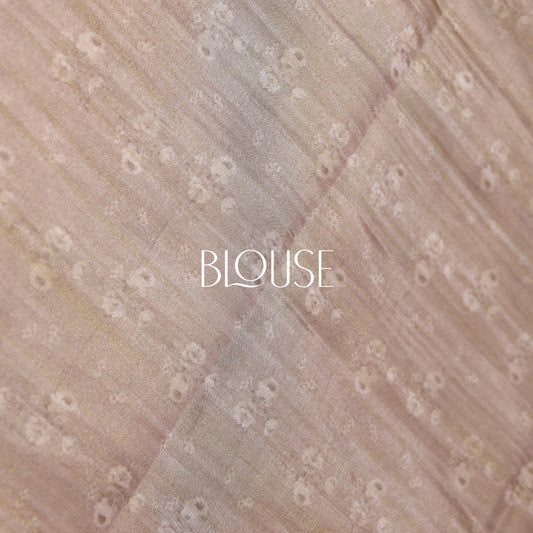 Pink Apatite Tissue Saree