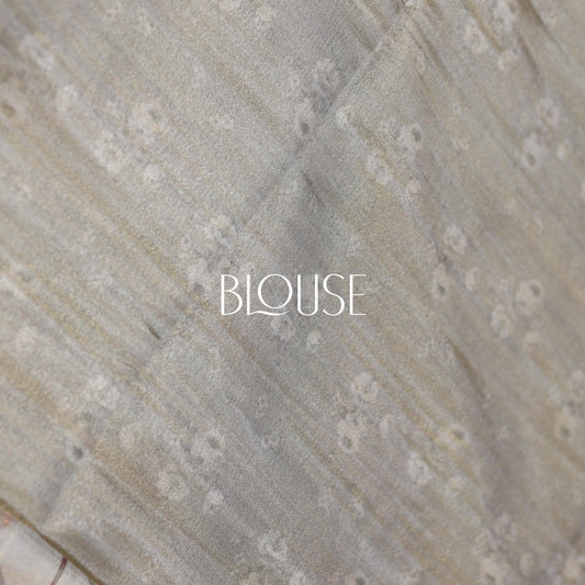 Soft Beige Tissue Saree