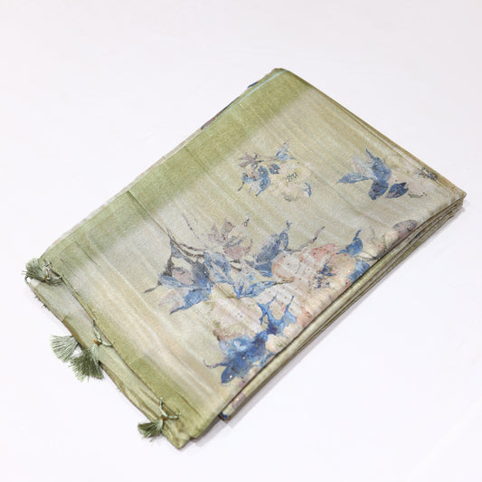 Dusty Trail Tissue Saree